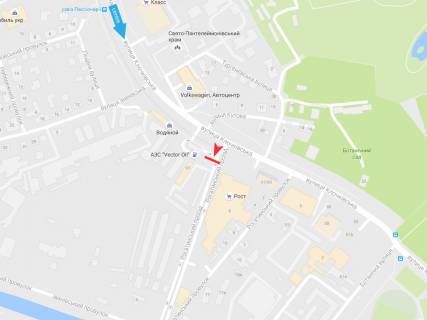 Скроллер A в Харькове, 3,1х2,2  Клочківська вул. - Рогатинський пров., СМ.Рост - 567678 схема