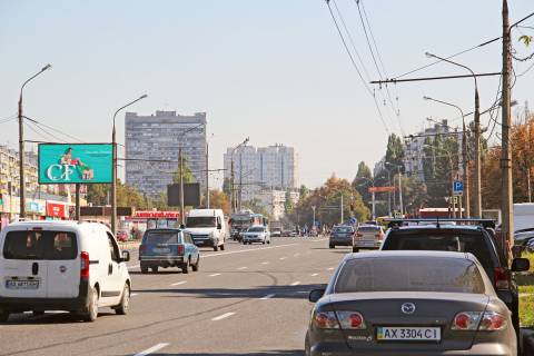 Билборд B в Харькове, 3х6  Ювілейний пр-т, 55-А, з центру (ТРК Україна) фото 1