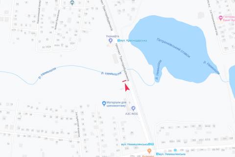 Билборд B в Запорожье Тракторостроителей пр-т, 2-А, из центра схема