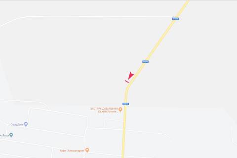 Билборд A в Доброполье вул Першотравнева схема