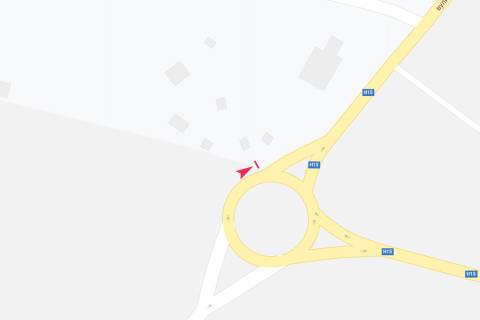 Билборд B в Курахове выезд из города схема