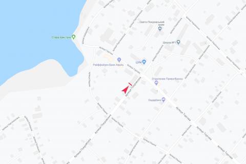 Билборд B в Запорожье вул Покровська схема