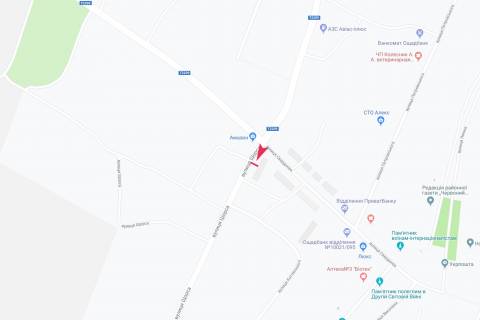 Білборд, Бігборд (Борд)  B у Запоріжжі вул Щорса схема