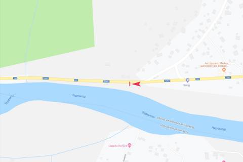 Билборд B в Запорожье выезд с города схема