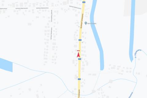 Билборд B в Запорожье вул Галицька схема