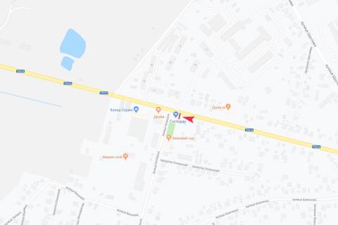 Билборд B в Запорожье вул Островского схема