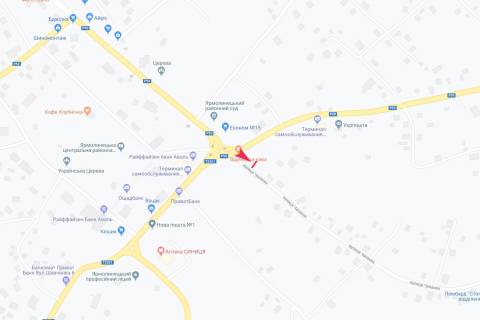 Билборд B в Запорожье вул Чапаева схема