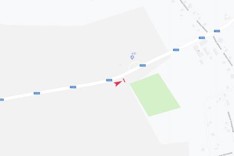 Билборд A в Узине на Южноукраинск схема