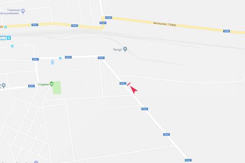 Билборд A в Просяной просяная вьезд с Т0406 схема