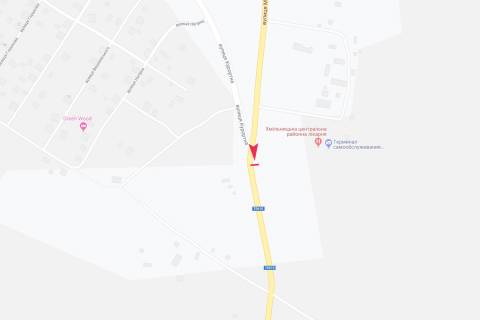 Білборд, Бігборд (Борд)  B у Хмільнику выезд с города схема