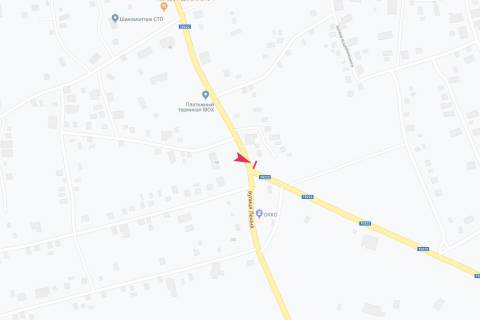 Билборд B в Тростянце вьезд в город схема