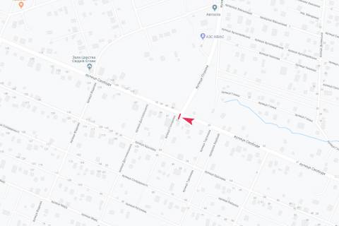 Билборд B в Жмеринке вул Свободы схема