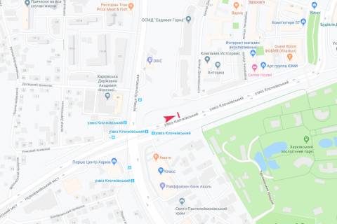 Ситилайт B в Харькове, 1,24х1,84  Клочківський узв (Пассіонарії узв.) (7), в центр (пакетний продаж) схема