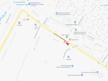 Билборд B в Днепр (Днепропетровск), 3x6  - схема