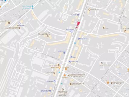 Білборд, Бігборд (Борд)  A у Дніпро (Дніпропетровськ), 3x6  Олександра Поля (Кірова) пр., 42 , маг."Велопланета" схема