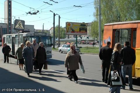 Білборд, Бігборд (Борд)  B у Житомирі Привокзальна пл, 1 Фото 1