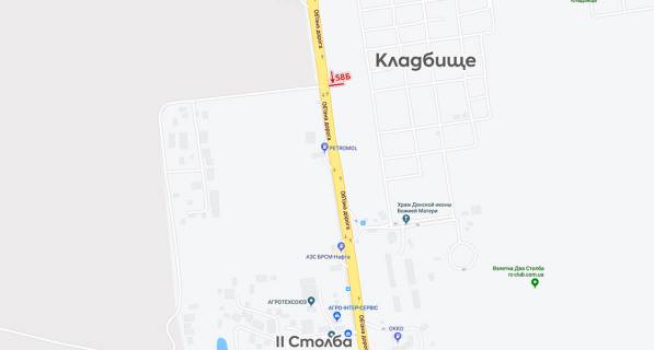 Білборд, Бігборд (Борд)  B у Одесі, 3х6  ринок Анжеліка схема