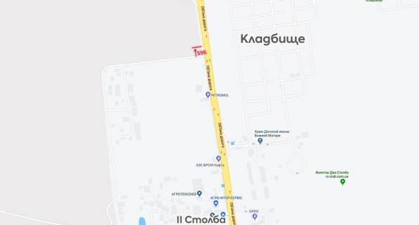 Білборд, Бігборд (Борд)  + у Одесі, 3х6  рынок Анжелика схема