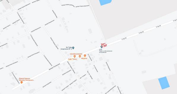 Білборд, Бігборд (Борд)  + у Одесі, 3х6  Беляевка ул.Коминтерна схема