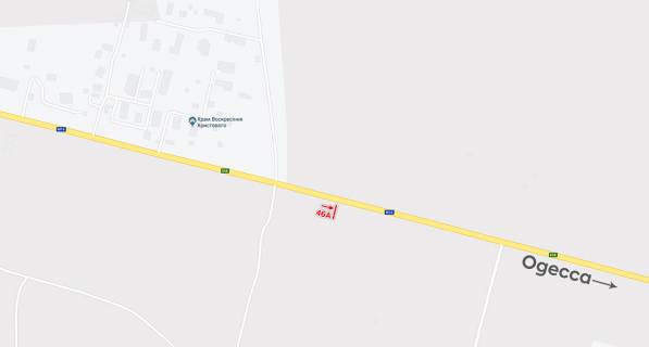 Білборд, Бігборд (Борд)  A у , , 3х6  Одеса-Кучургани схема