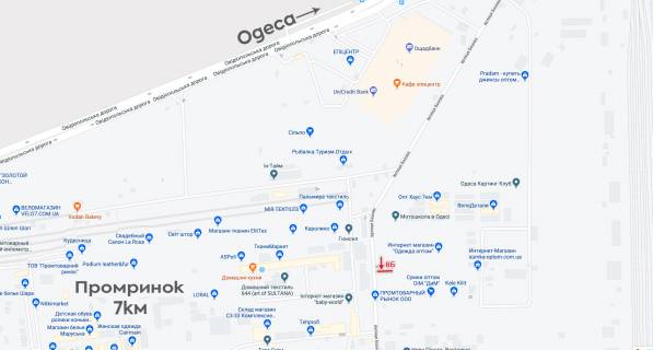 Білборд, Бігборд (Борд)  B у Одесі, 6х3  транспорт рухається на 7 км схема