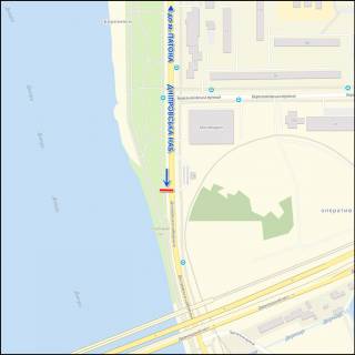 Видеоборд A в Киеве, 3.20 x 2.24  Дніпровська наб., навпроти "Епіцентру", до ТРЦ "River Mall" - 391017 схема