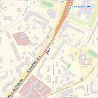 Призма B в Киеве, 6.00 x 3.00  Голосіївський проспект, 19, до Голосіївської пл., із центру - 252644 схема