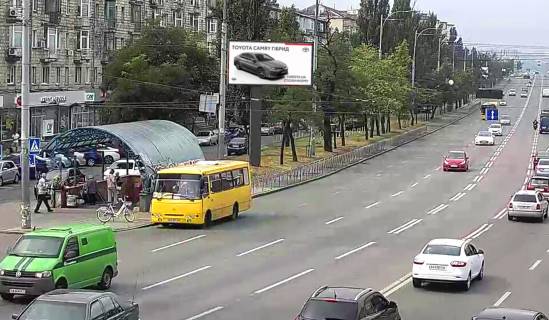 Видеоборд A в Киеве, 5.76 x 2.88  Проспект Соборності, 1, до мосту Патона та центру - 391170 фото 1