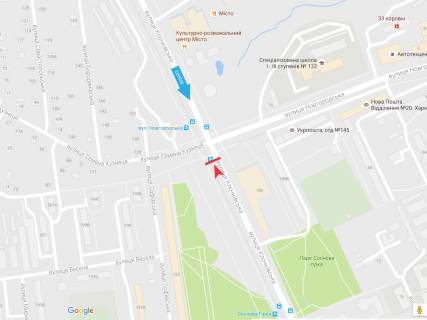 Сiтiлайт B у Харкові, 1,24х1,84  Клочковская ул., 199б (2)  (остановка ул.Новгородская) схема