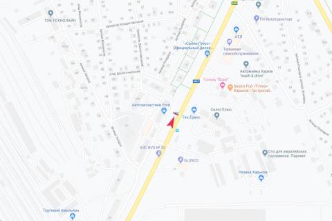 Ситилайт B в Харькове, 1,24х1,84  Мерефянское шоссе, 20 (остановка "Резервная"), в центр схема