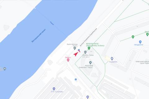 Ситилайт A в Харькове, 1,24х1,84  Барабашова ул., 36-Б схема