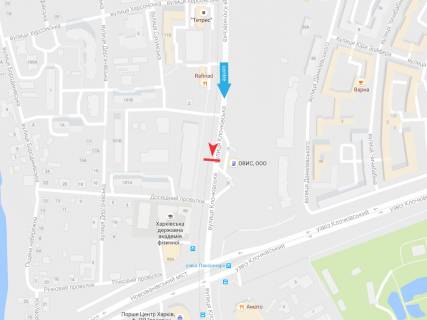 Призма A в Харькове, 3х6  Клочковская ул., 101, в центр   ( VIP ) - 382586 схема