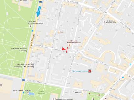 Ситилайт A в Харькове, 1,2х1,8  Гиршмана ул.,11/27  схема