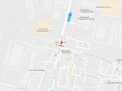 Призма B в Харькове, 3х6  Льва Ландау пр-т + Олимпийская ул., из центра - 383378 схема