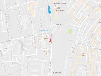 Сiтiлайт A у Харкові, 1,24х1,84  Клочковская ул., 111а (остановка ул. Херсонская ) (2) схема