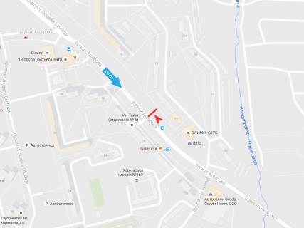 Сiтiлайт A у Харкові, 1,2х1,8  Ахсарова вул., 17 схема