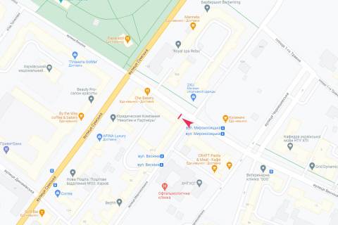 Сiтiлайт B у Харкові, 1,24х1,84  Веснина ул., 2 схема