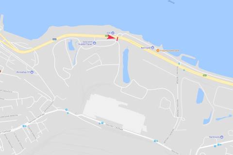 Білборд, Бігборд (Борд)  A у Дніпро (Дніпропетровськ), 3х6  Набережна Заводська, Стан 550  схема