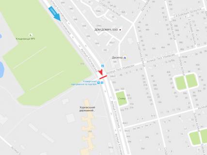 Призма A в Харькове, 3х6  Клочківська вул., 328, в центр - 382740 схема