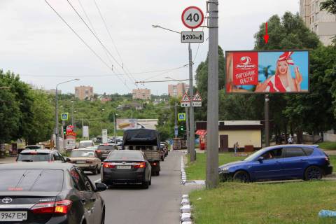 Билборд A в Харькове, 3х6  Ахсарова вул., 18, в центр фото 1