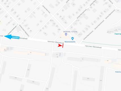Билборд A в Харькове, 3х6  просп. Ювілейний (П'ятдесятиріччя ВЛКСМ ) 40, з центру схема