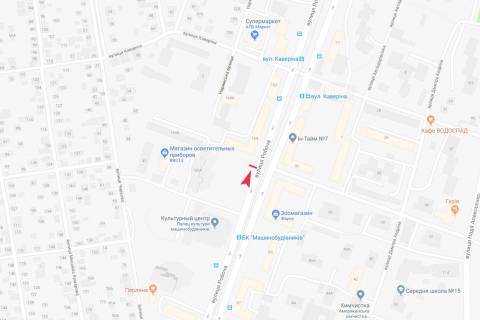 Бэклайт B в Днепр (Днепропетровск), 3,1х2,2  Робоча вул., 164  схема