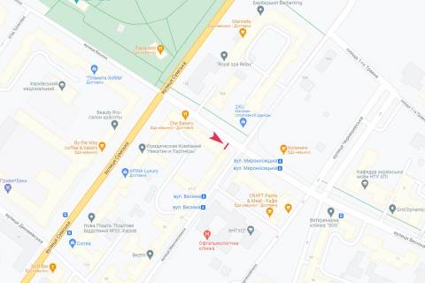 Ситилайт A в Харькове, 1,24х1,84  Веснина ул., 2 схема