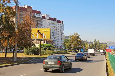 Билборд B в Харькове, 3х6  Героїв Праці вул., 48, в центр (Гершир) фото 1