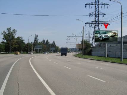Білборд, Бігборд (Борд)  A у Дніпро (Дніпропетровськ), 3х6  Набережна Заводська, Стан 550  Фото 1