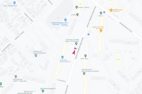 Сiтiлайт A у Харкові, 1,24х1,84  Гвардейцев Широнинцев ул., 27 схема