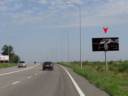 Білборд, Бігборд (Борд)  A у Дніпро (Дніпропетровськ), 2,9х5,9  Аеропортівська вул., 200 м до повороту в аеропорт (сторона А) Фото 1