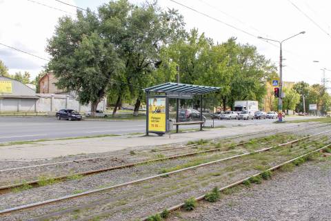 Сiтiлайт B у Харкові, 1,24х1,84  Академика Павлова ул. (напротив дома № 88) (1) (остановка улица Ивана Камышева), в центр Фото 1