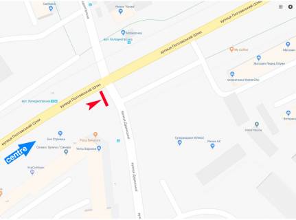 Скроллер A в Харькове, 3,1х2,2  Полтавский Шлях ул. - Дудинской ул., в центр - 383048 схема