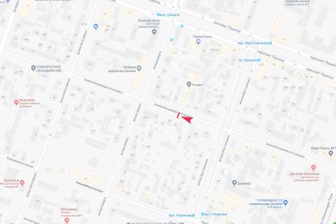 Бэклайт B в Днепр (Днепропетровск), 3,1х2,2  Володимира Антоновича вул., 43 схема